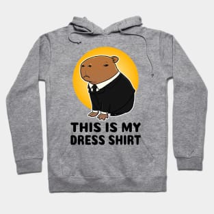 This is my dress shirt Capybara Hoodie